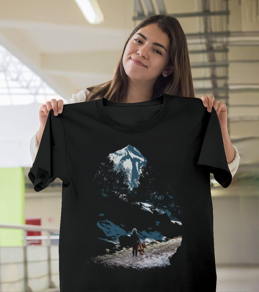 Almost Home Mountain Journey with Dog T-Shirt