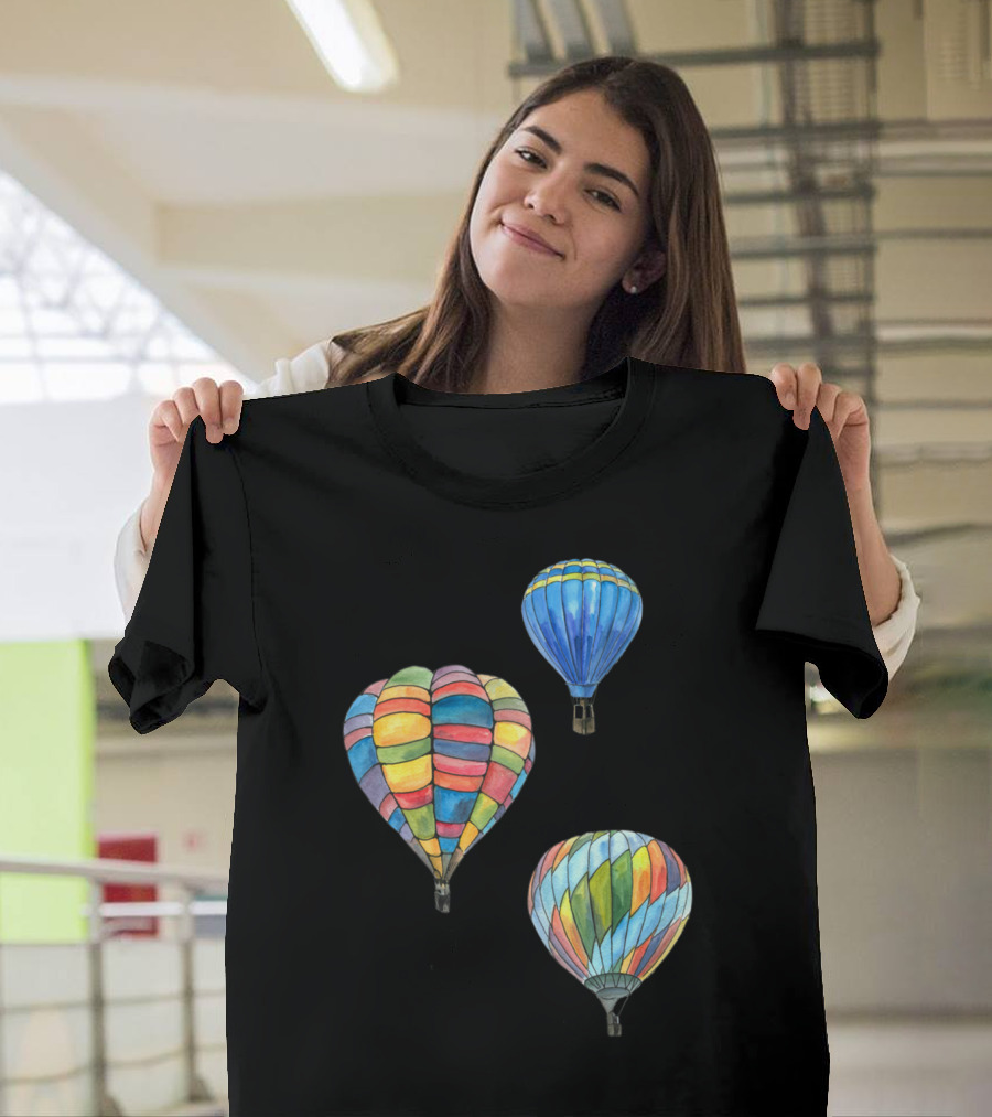 Colorful Hot Air Balloons in Flight T-Shirt