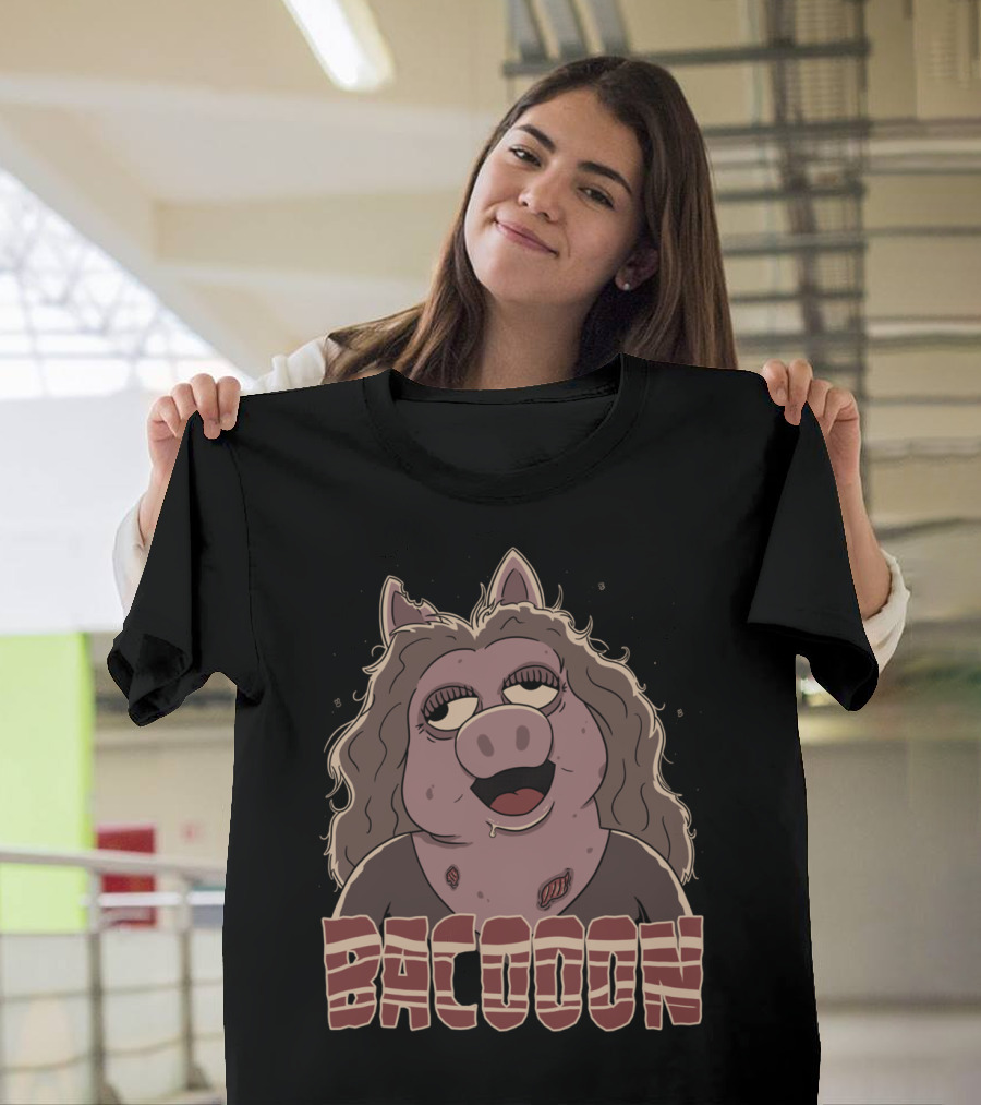 Zombie Miss Piggy Bacooon T-Shirt