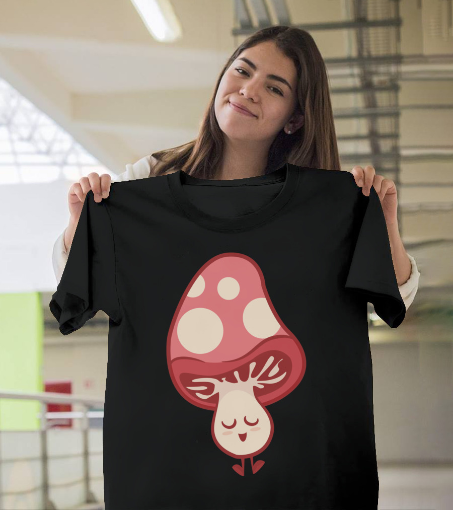 Mushroom Magic Whimsical Creature T-Shirt