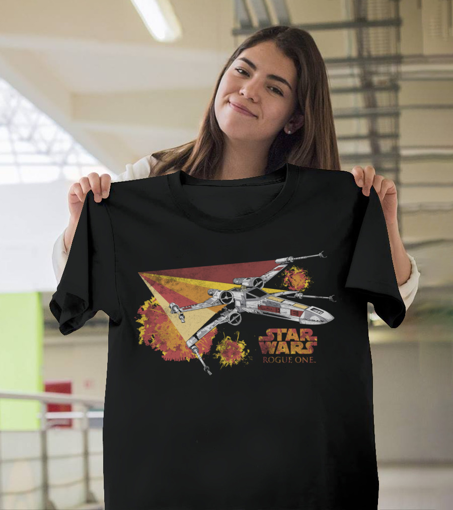 Star Wars Rogue One X Wing Spaceship T-Shirt