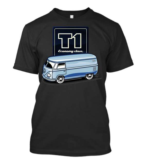 T1 Economy Class Retro Bus T-Shirt