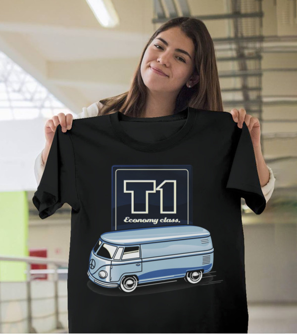 T1 Economy Class Retro Bus T-Shirt
