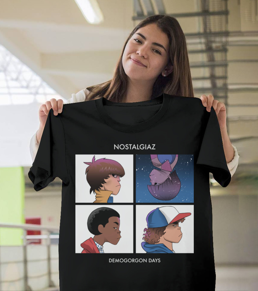 NOSTALGIAZ Demogorgon Days Cartoon Quartet T-Shirt
