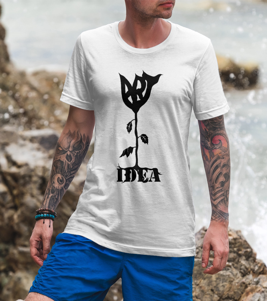 ART IDEA Flower T-Shirt