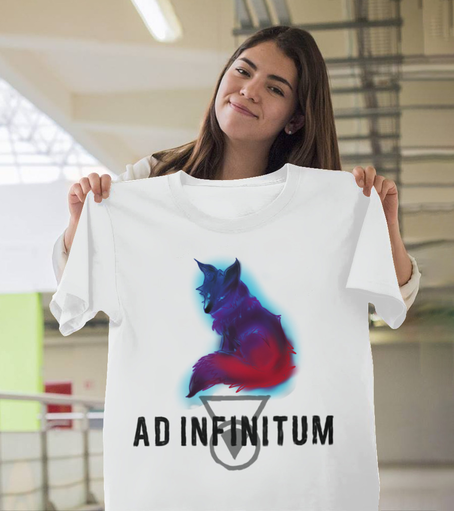 Ethereal Spirit Fox Ad Infinitum T-Shirt