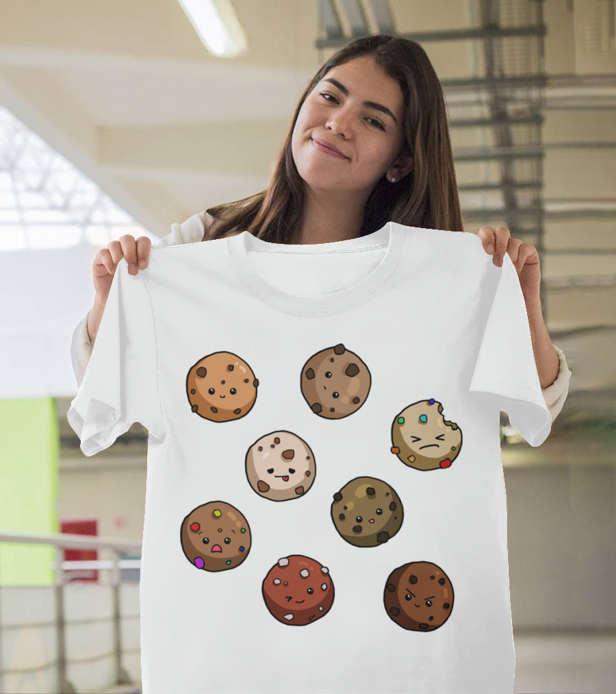 Kawaii Cookies Emotions Variety Pack T-Shirt