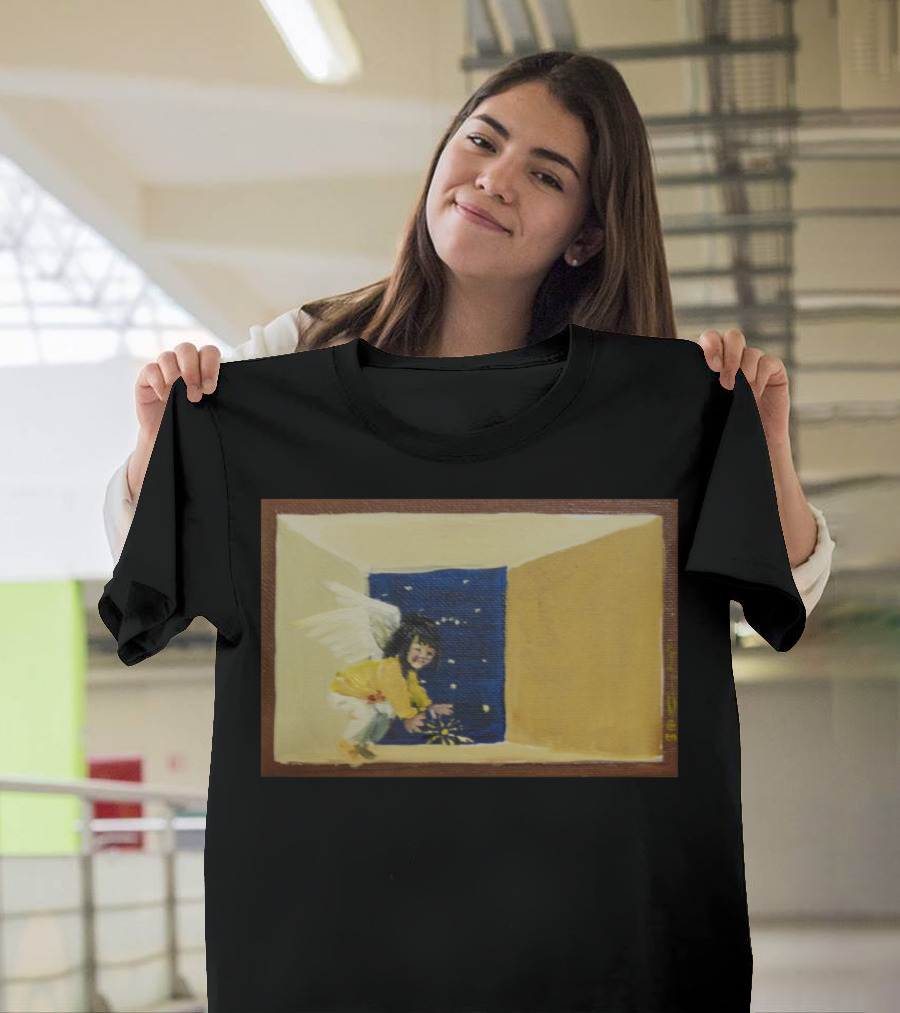 Raskal Angel 01 Starry Night Window Scene T-Shirt