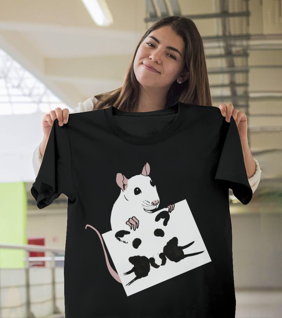 Rat Psychologist Rorschach Inkblot Test T-Shirt