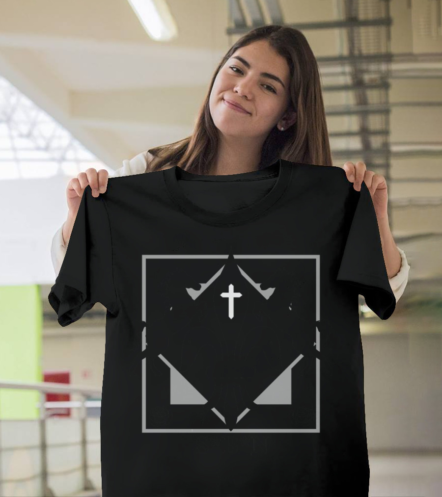 Horses Gate Fleur-de-Lis Cross S*B*N T-Shirt