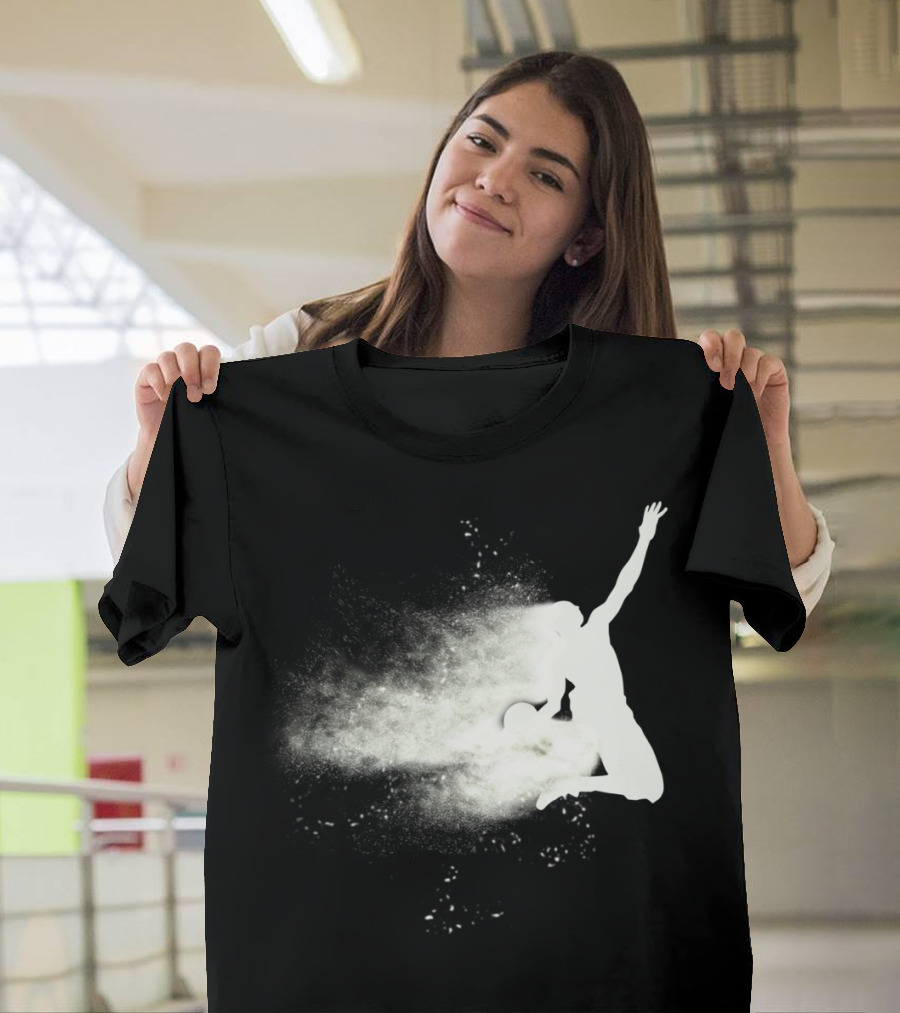 Basketball Fly Slam Dunk Action Burst T-Shirt