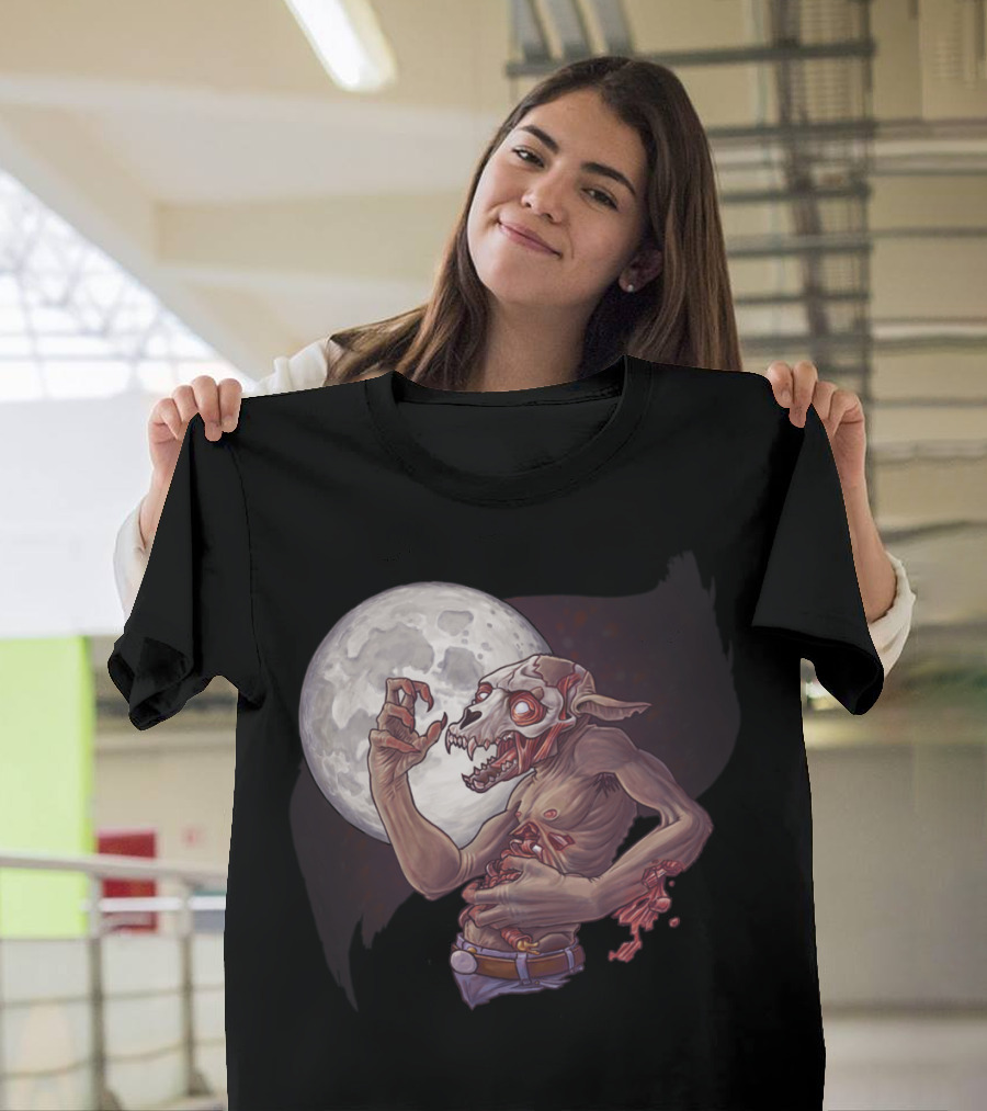 Neverending Curse Werewolf Under Full Moon T-Shirt