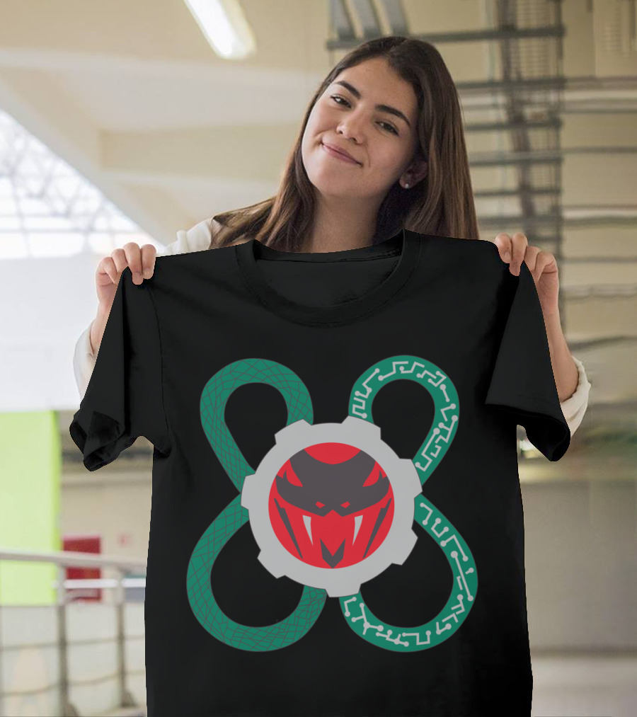 MacPatches Fan Space Gears with Snake Circuit Infinity Loop T-Shirt
