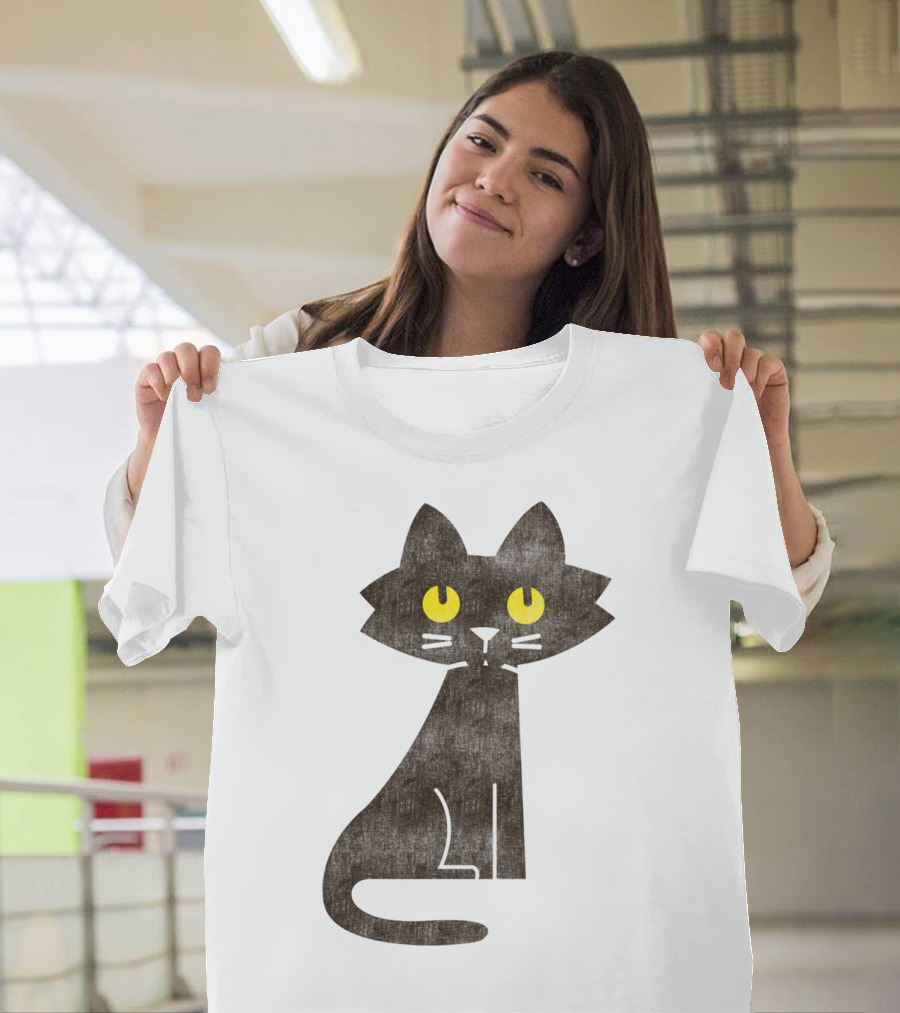 Hungry Hungry Cat with Computer Mouse in Mouth T-Shirt