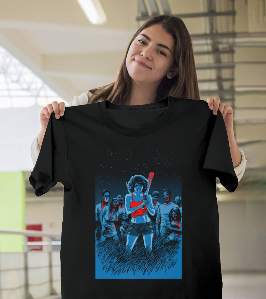 BATTER UP Zombie Apocalypse Night Fight T-Shirt