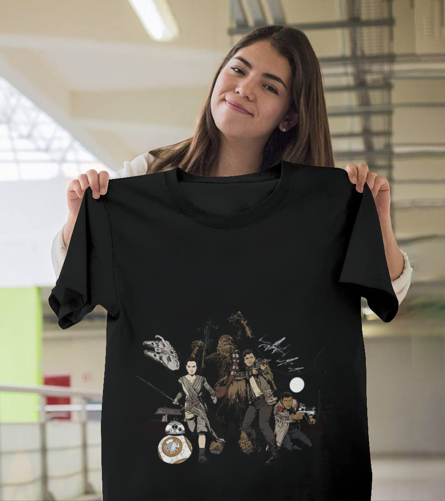 Star Wars The Force Awakens Rebels At The Ready T-Shirt