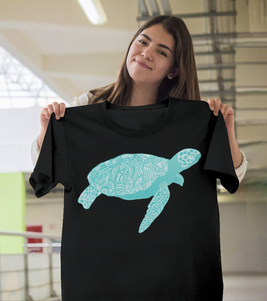 Cool Sea Turtle Intricate T-Shirt