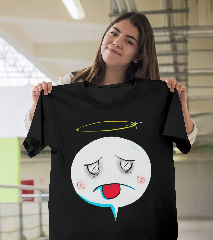 Angel Outside Halo Emoji Expression T-Shirt