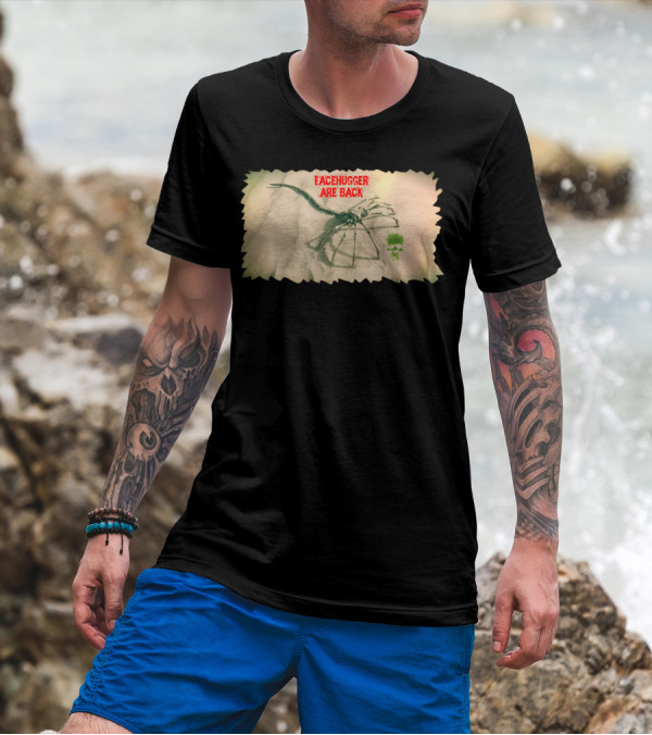 Facehugger Are Back Alien Creature T-Shirt