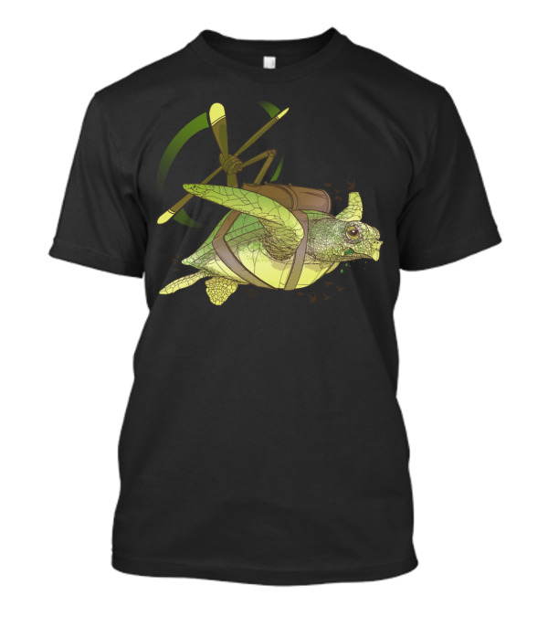 Fred The Giant Flying Helicopter Turtle T-Shirt