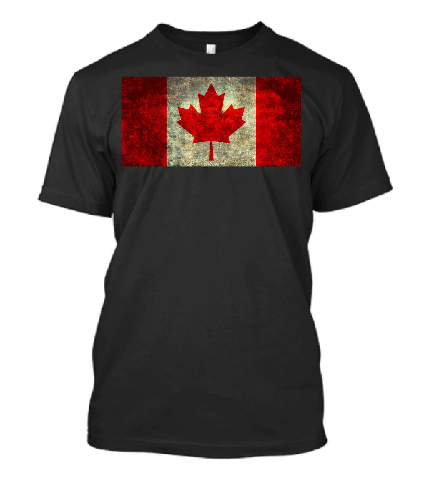 Canada Flag Grunge T-Shirt