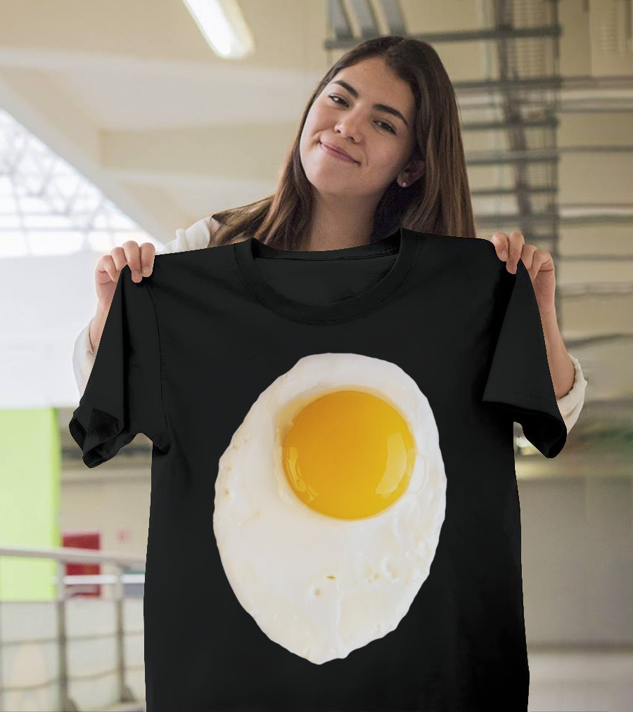 Fried Egg Aesthetic Egg Yolk T-Shirt