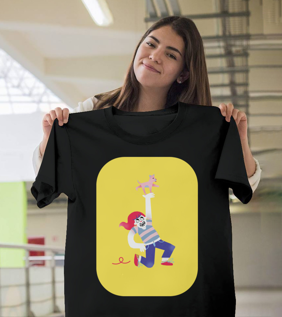 Playful Dog Lover Adventure Moment T-Shirt