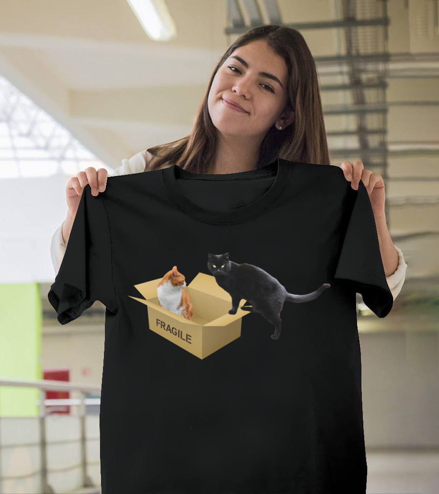 FRAGILE CATS IN A BOX T-Shirt