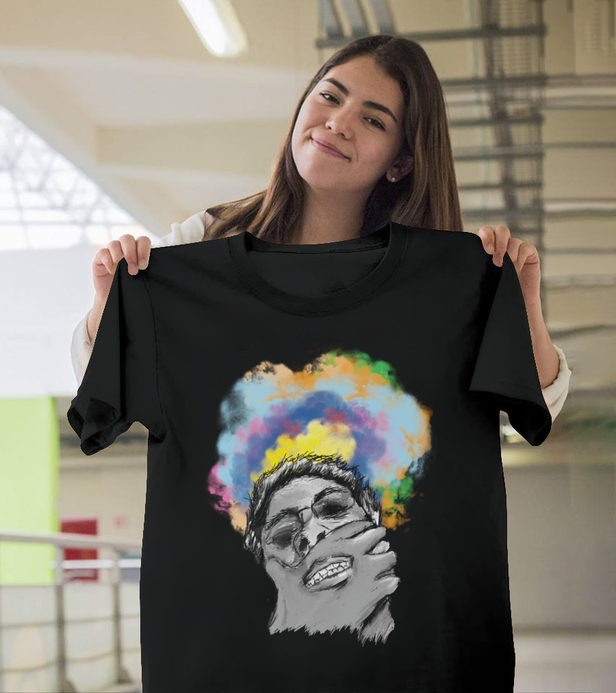 Creative Mind Blown Expression of Colorful Thoughts T-Shirt