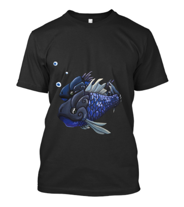 Fantasy Fish Blue Serpent T-Shirt