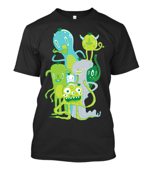 Done With Monster School Funny Cartoon Creature Group T-Shirt