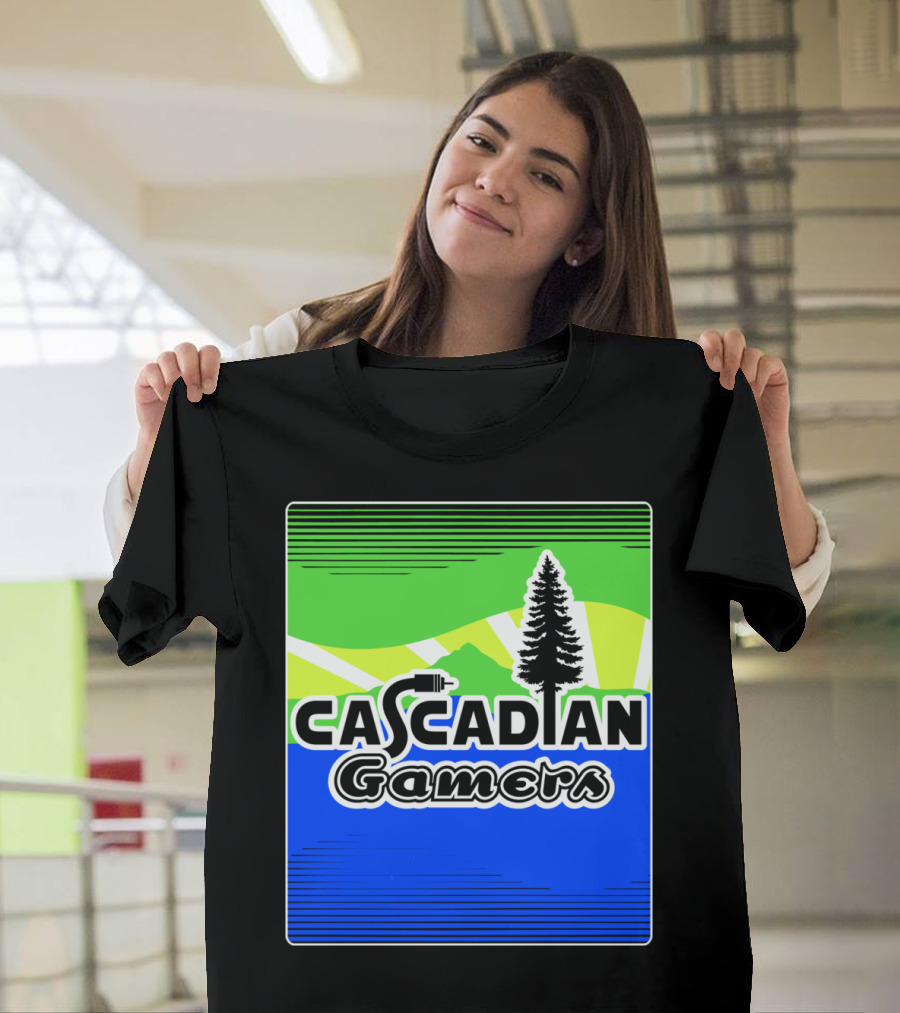 Cascadian Gamers Tree Logo T-Shirt