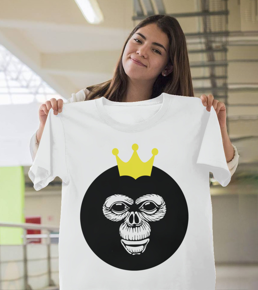 King Monkey Crown Head T-Shirt