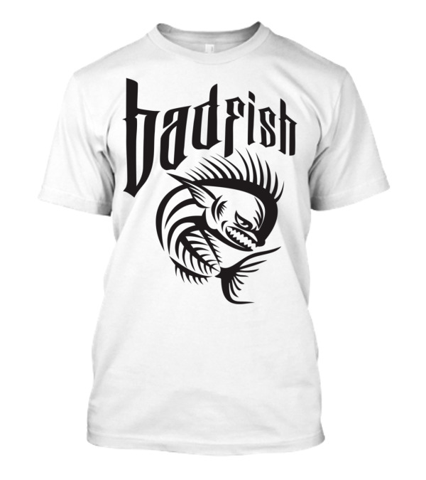 Badfish Angry Skeleton Dorado Dolphin Fish T-Shirt