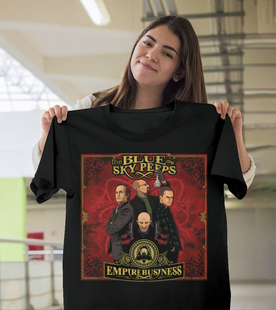 The Blue Sky Peeps Empire Business T-Shirt