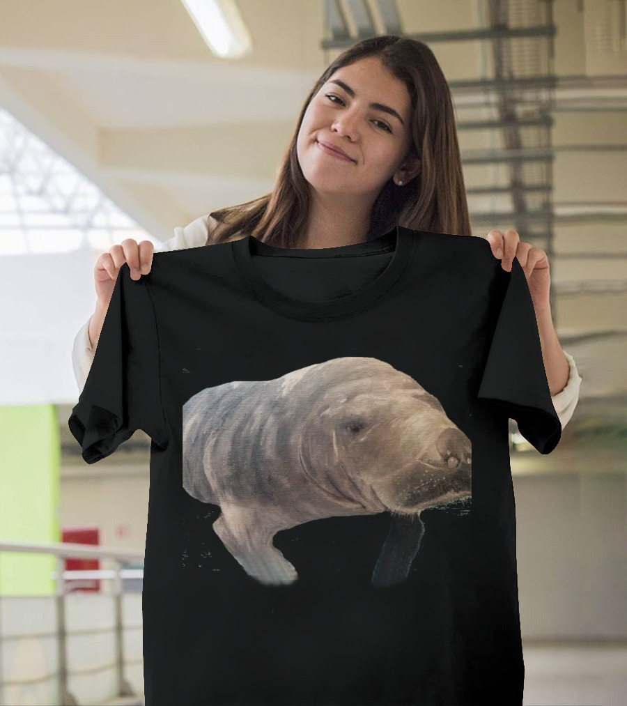 Gentle Giant Manatee Painting T-Shirt