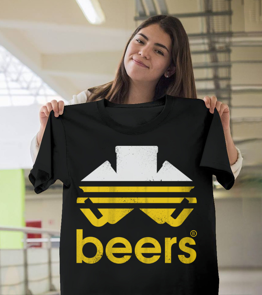 Beers Yellow White Starfleet Communicator T-Shirt