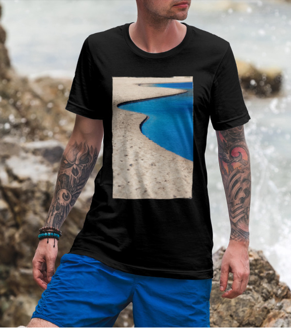 Bend Curved Beach Waterline T-Shirt