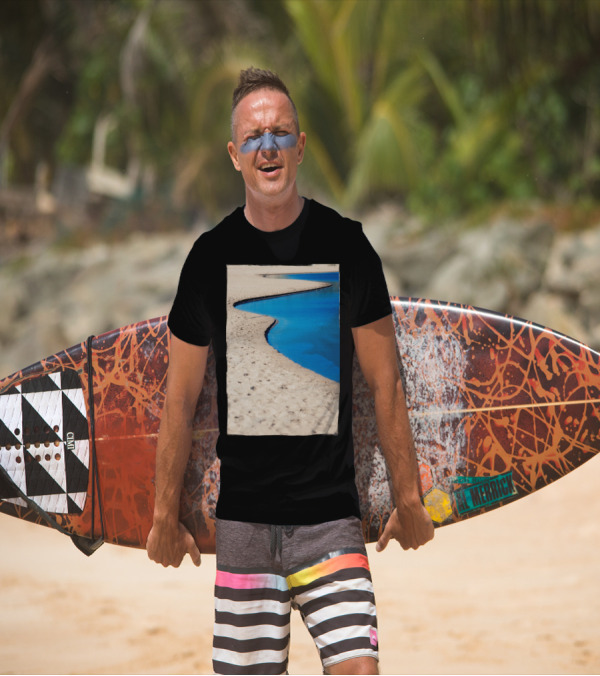 Bend Curved Beach Waterline T-Shirt