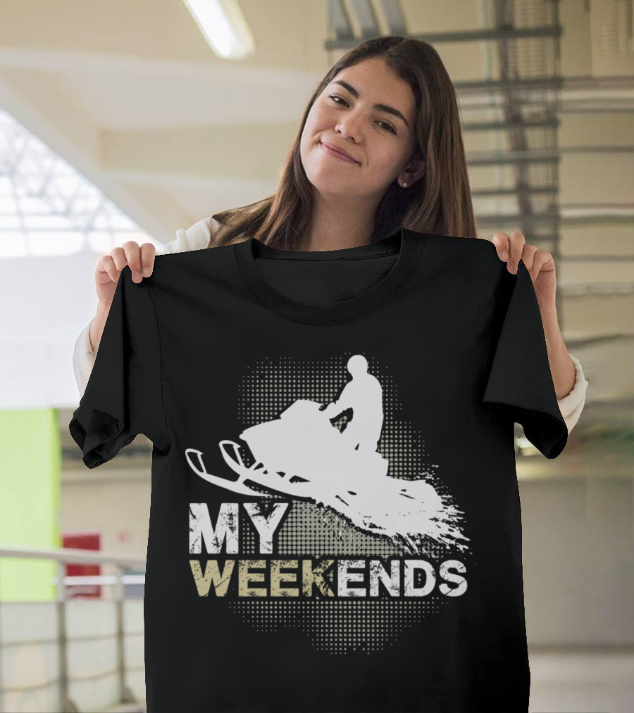 My Weekends Snowmobile Adventure T-Shirt
