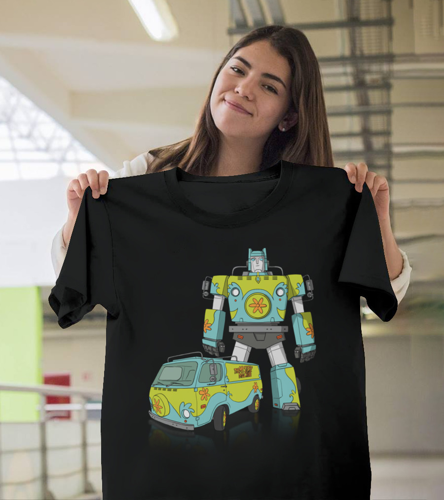 Scooby-Doo Mystery Machine Transformer Crossover T-Shirt