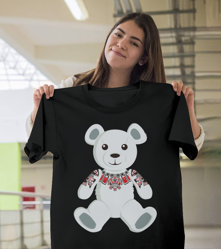 Haida Tattooed Teddy Bear Totem T-Shirt
