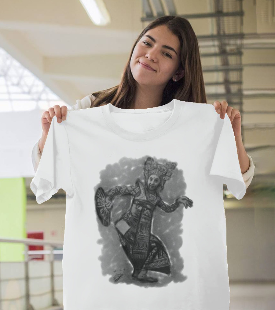 Penari Bali Traditional Dance Iconography T-Shirt
