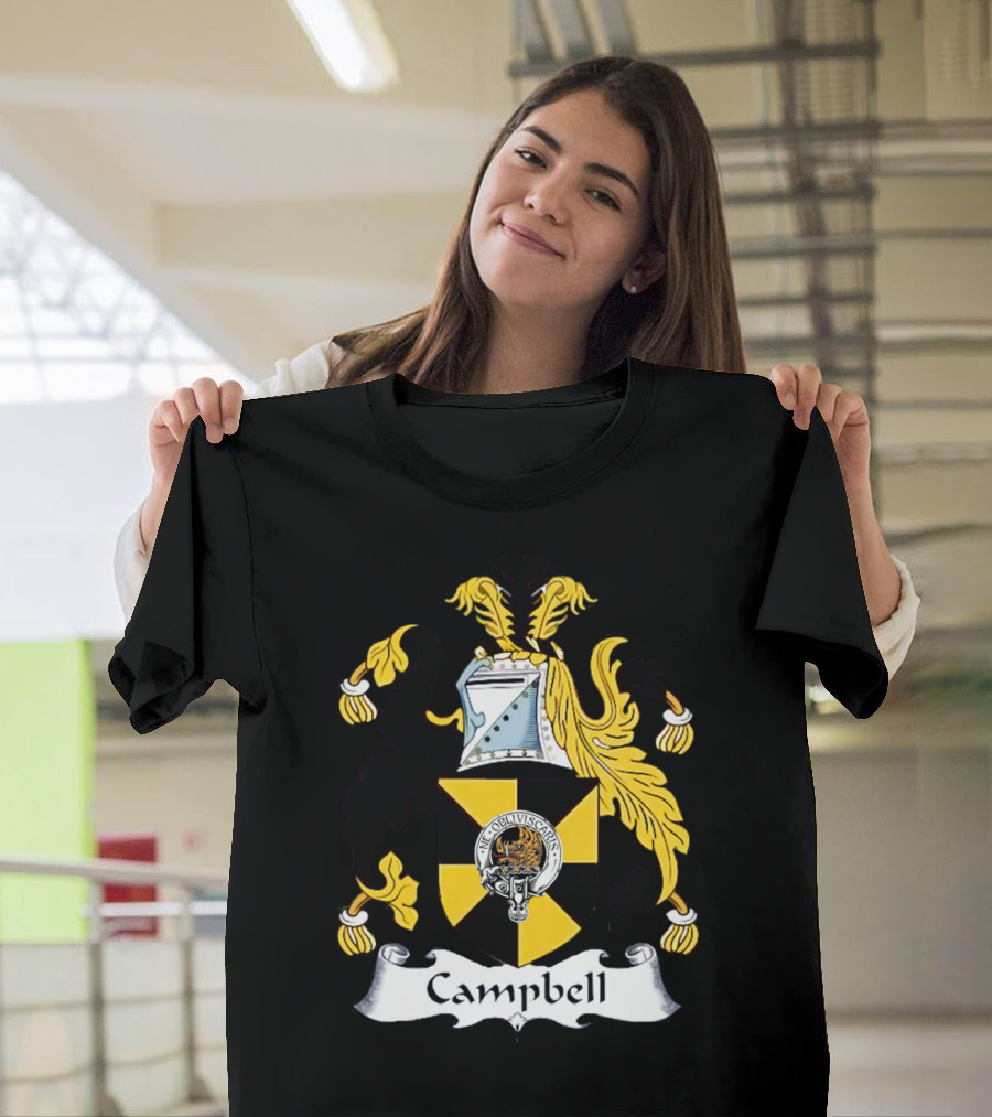 Campbell Family Crest Motto Ne Obliviscaris Coat Of Arms T-Shirt