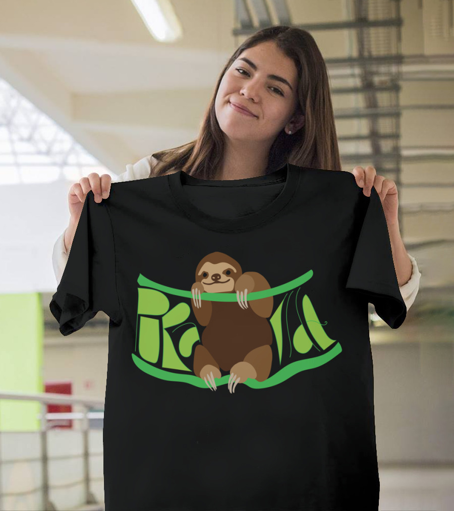 Smiling Sloth Pura Vida Costa Rica T-Shirt