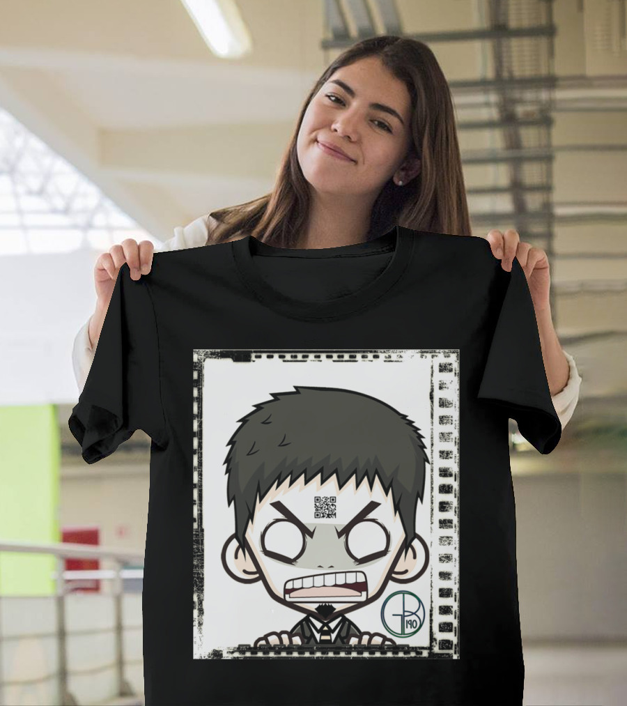 Naoooooo QR Code Angry Character T-Shirt