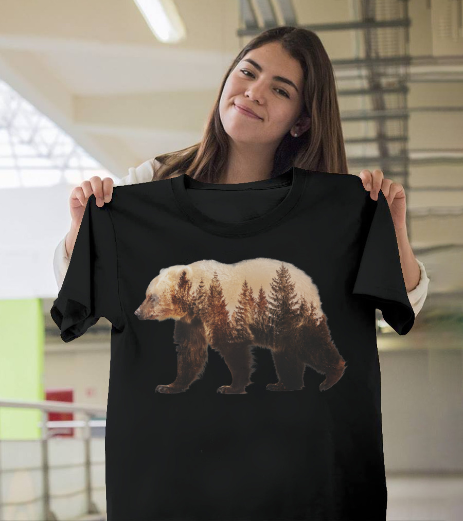 Brown Bear Forest T-Shirt