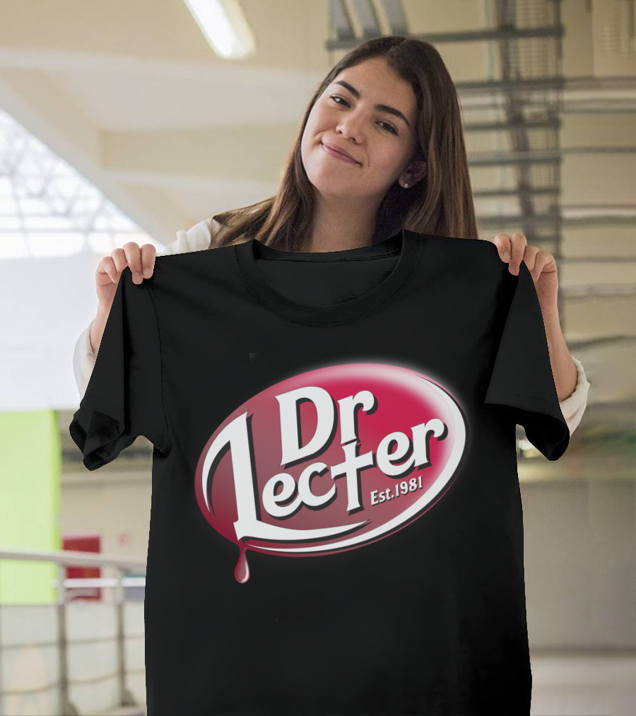 Dr Lecter Est 1981 Logo Red Droplet T-Shirt