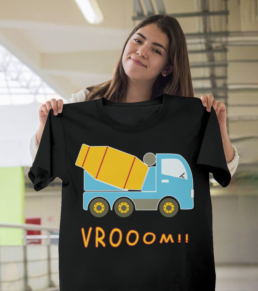 VROoom Cement Mixer Truck T-Shirt