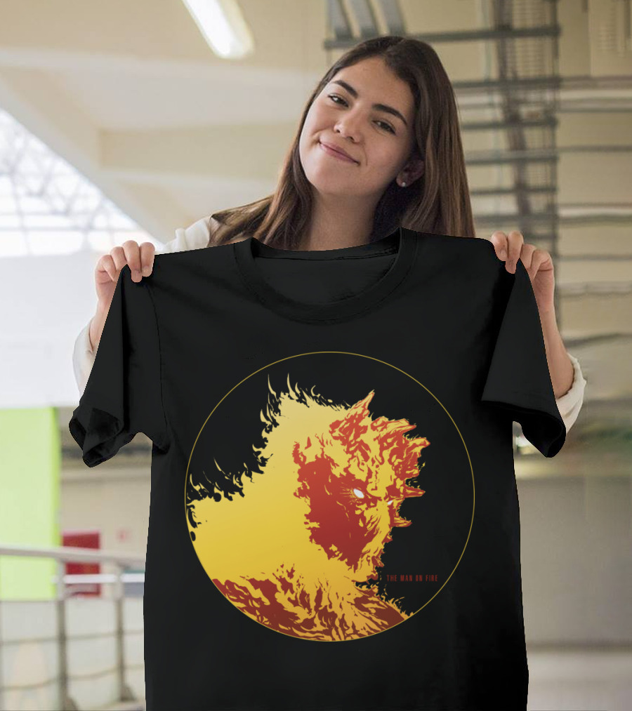 MGS The Man On Fire Iconic Circle T-Shirt